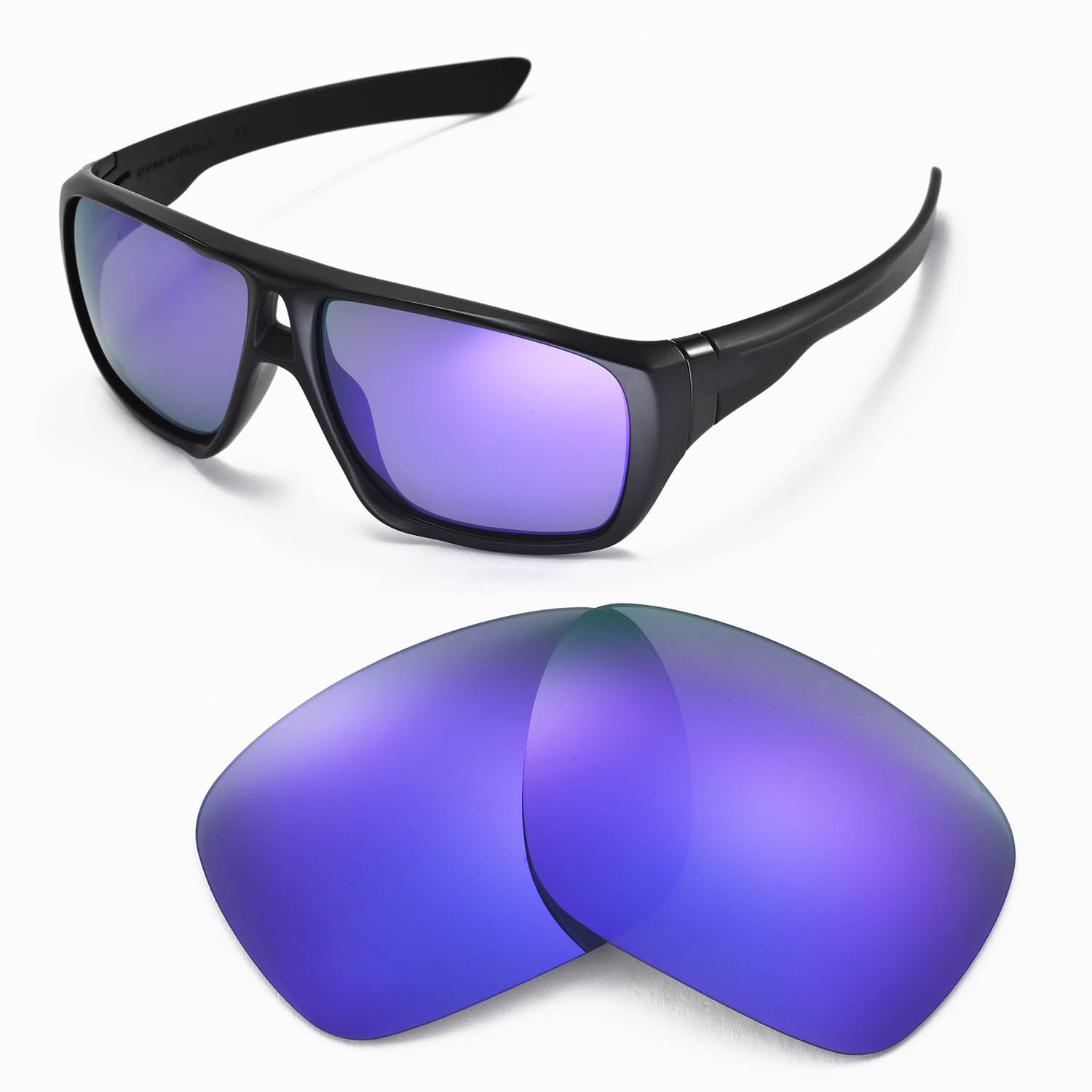 New Walleva Purple Polarized Replacement Lenses For Oakley Dispatch